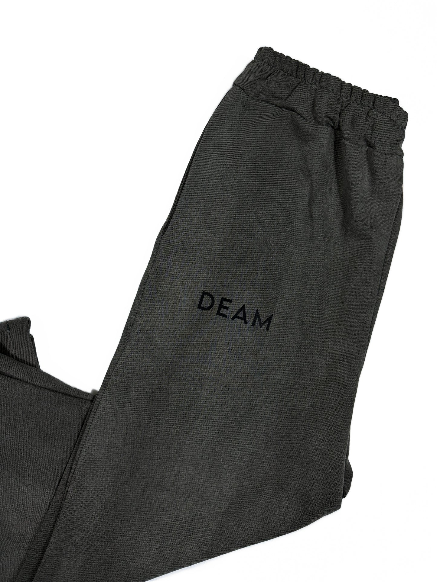 DEAM BAGGY STRAIGHT-LEG SWEATPANT GRAY DELAVE WITH PRINT