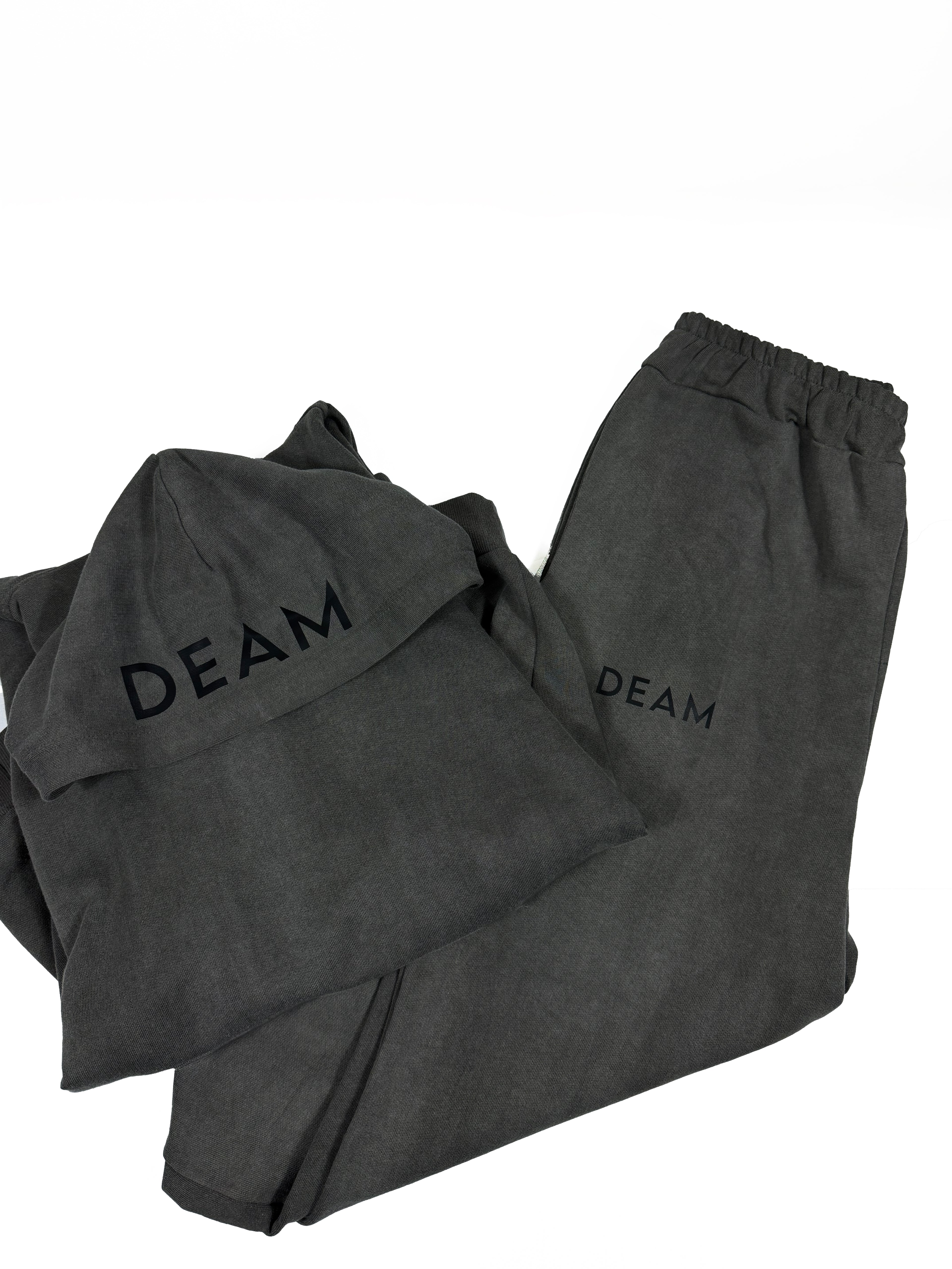 DEAM GRAY DELAVE TRACKSUIT COTTON WITH PRINTS