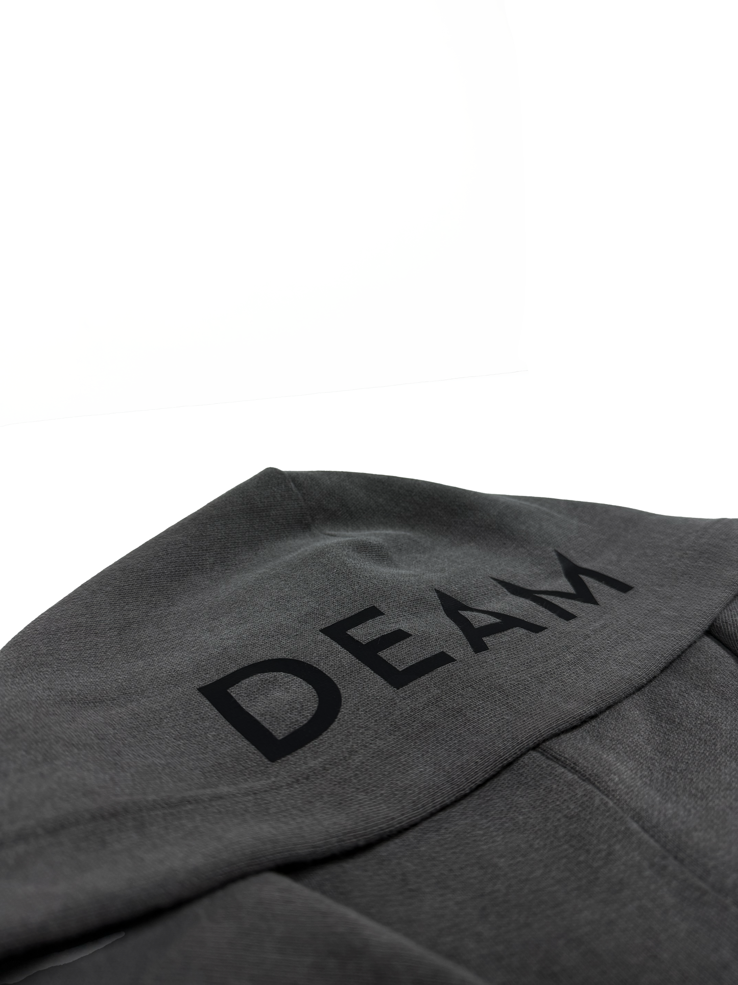 DEAM GREY DELAVE COTTON HOODIE WITH PRINT