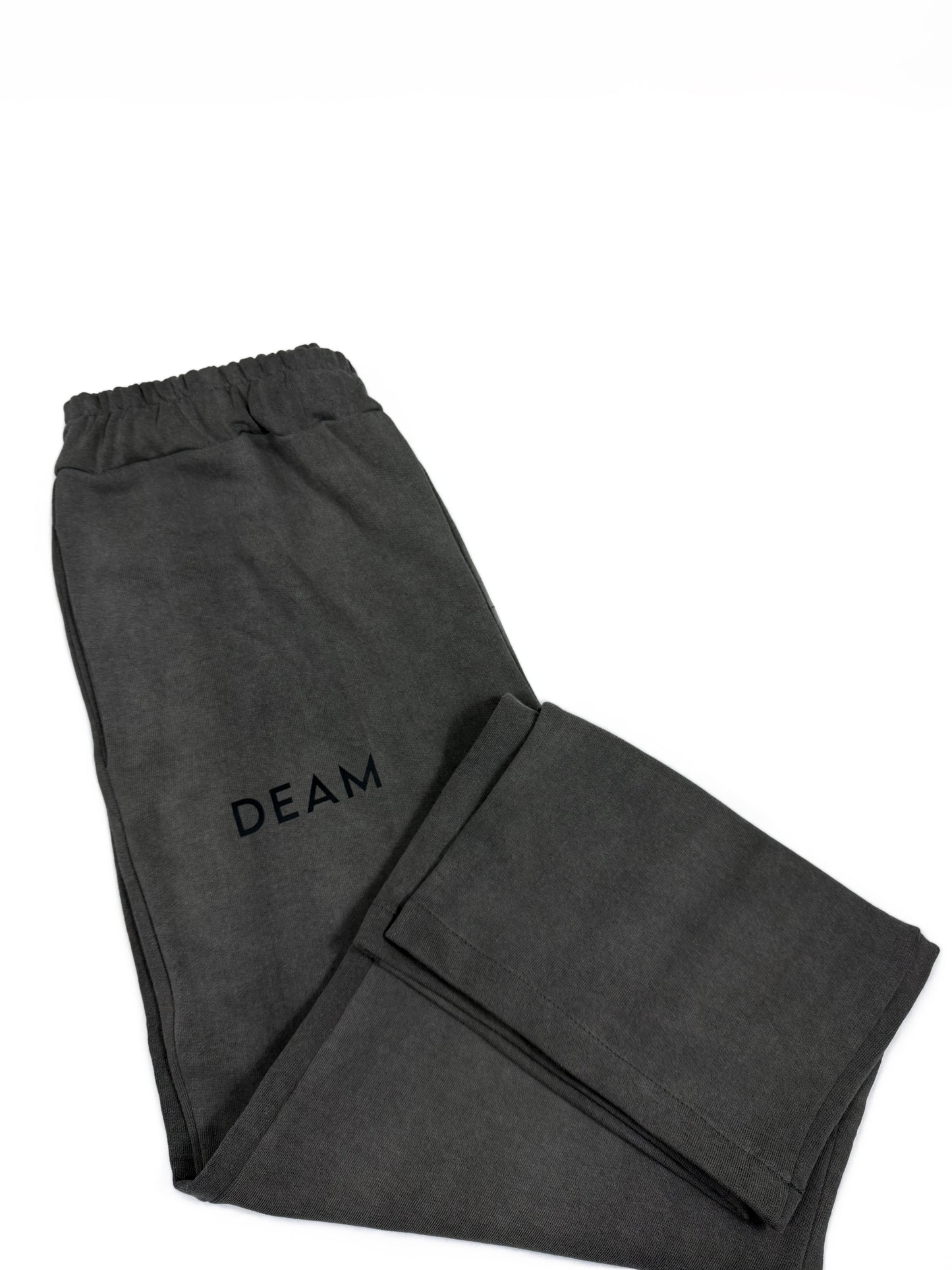 DEAM BAGGY STRAIGHT-LEG SWEATPANT GRAY DELAVE WITH PRINT