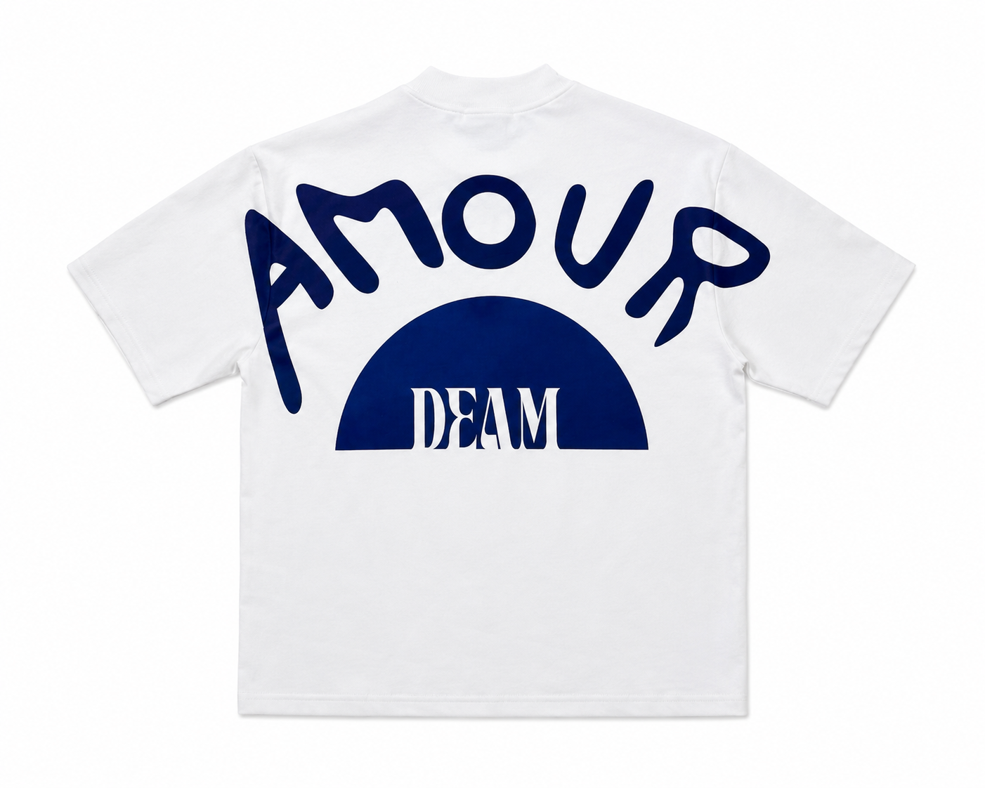 DEAM 'AMOUR' COTTON TSHIRT WITH LOGO PRINT