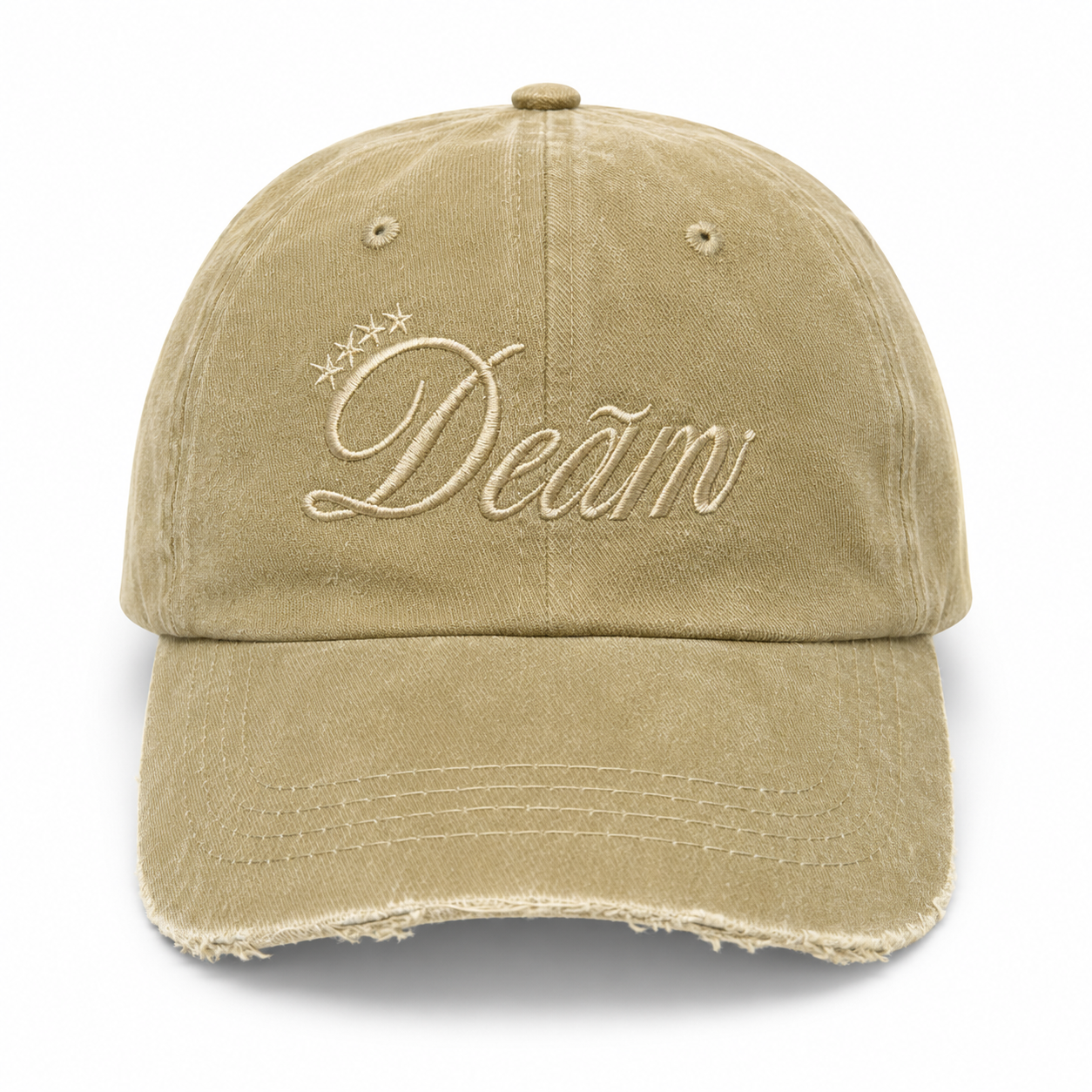 DEAM VINTAGE SAND DISTRESSED CAP