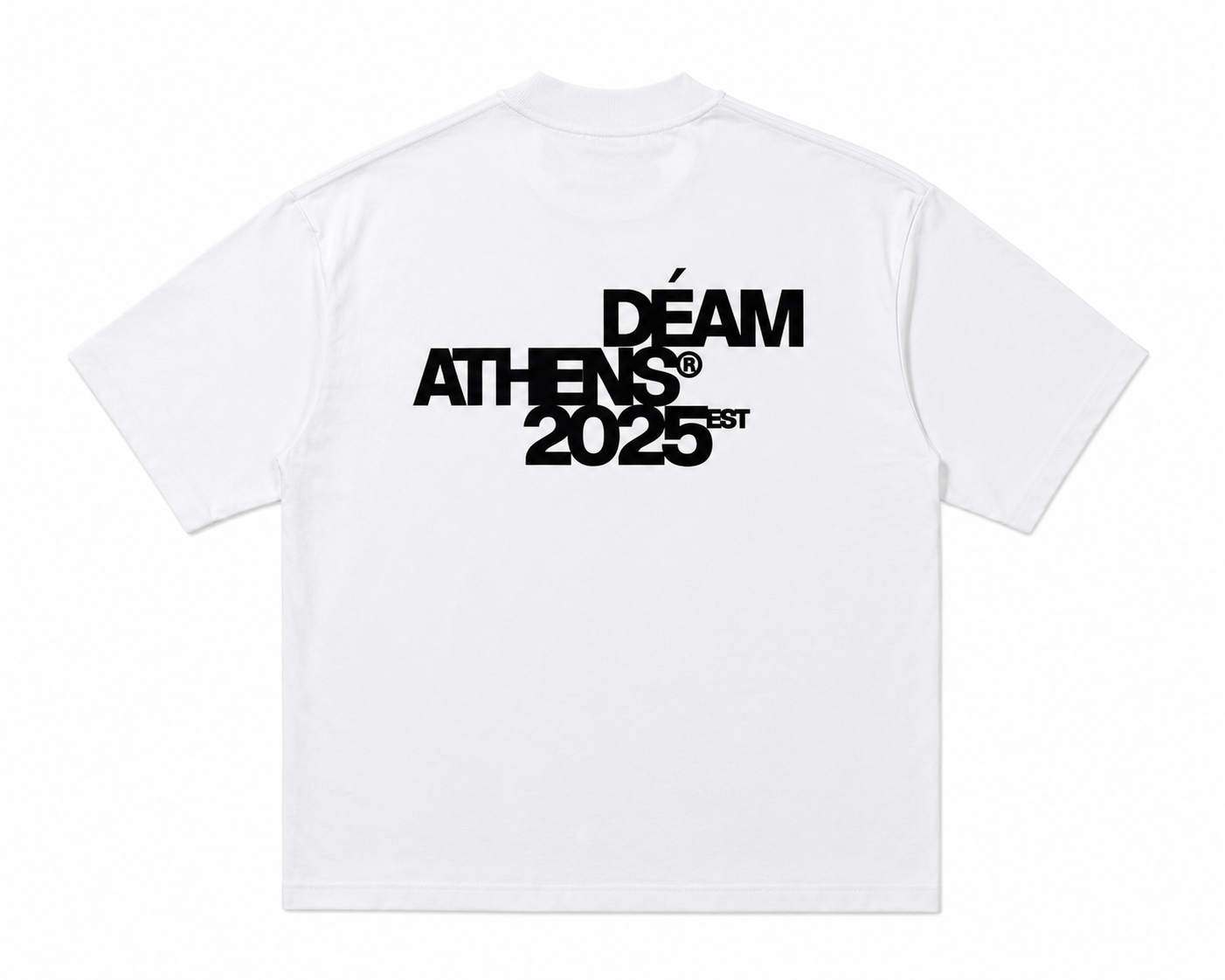 DEAM COTTON TSHIRT WITH LOGO PRINT