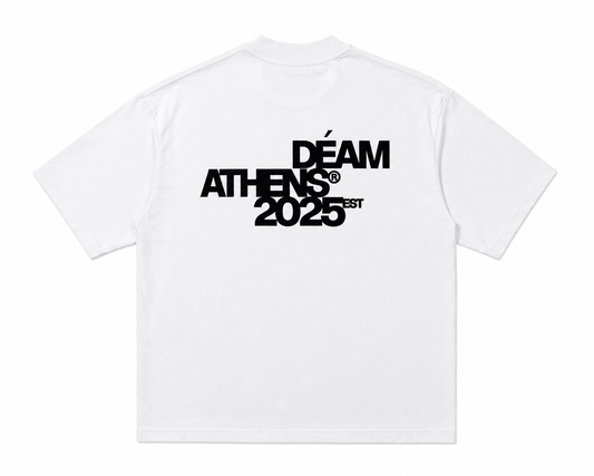 DEAM COTTON TSHIRT WITH LOGO PRINT