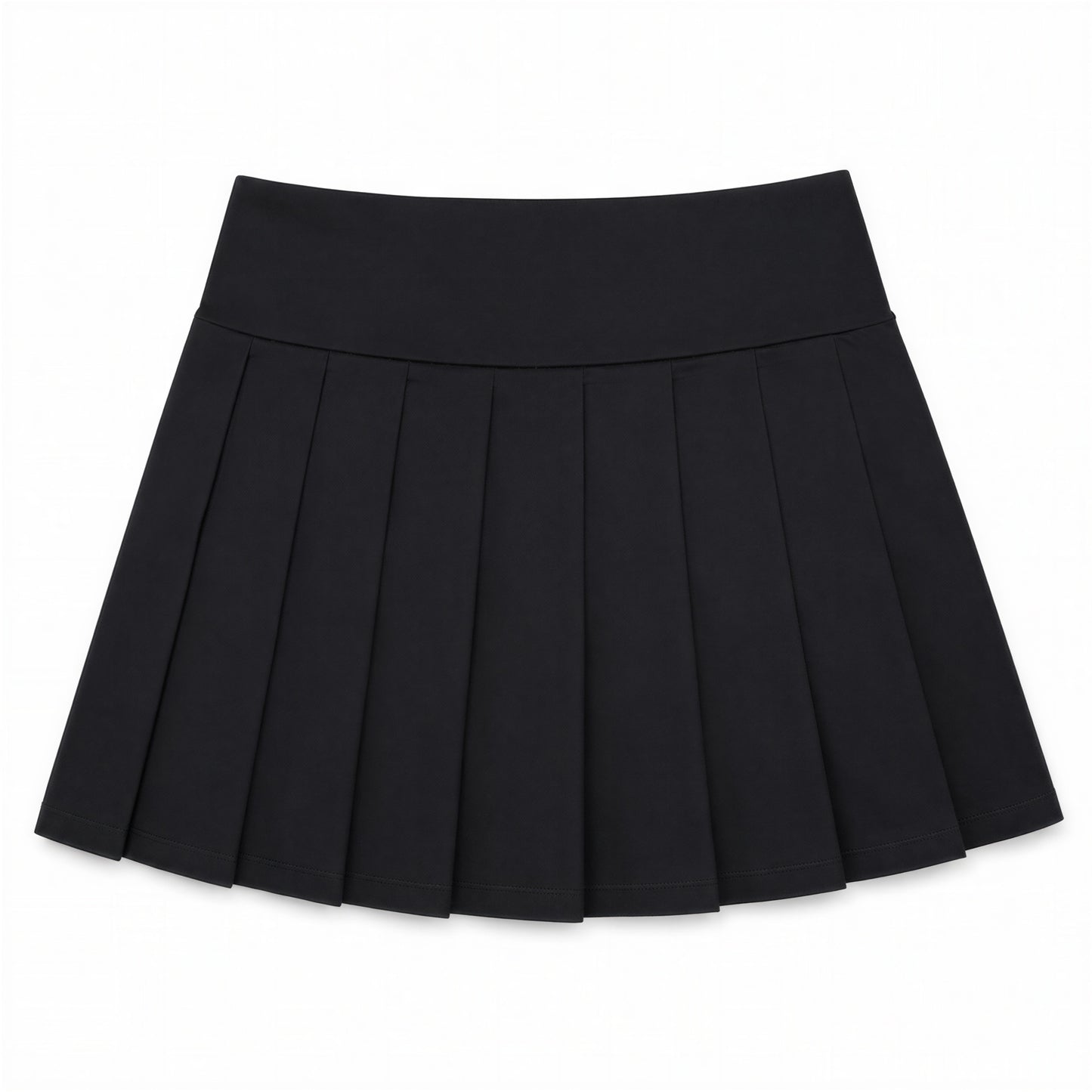 DEAM BLACK PLEATED MINI SKIRT